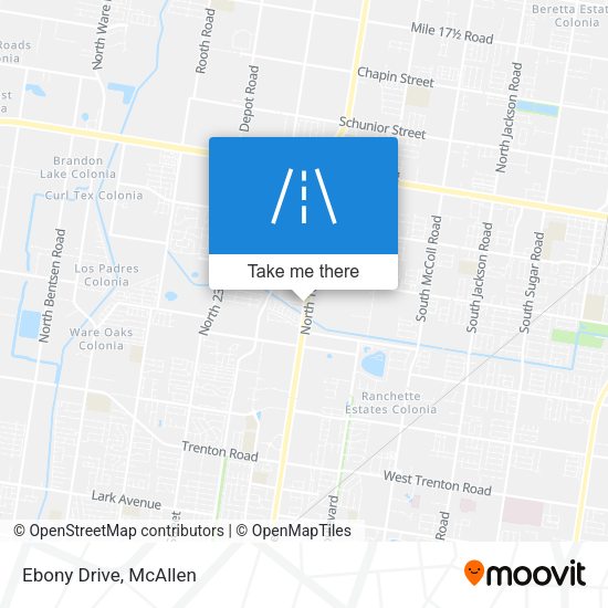 Mapa de Ebony Drive