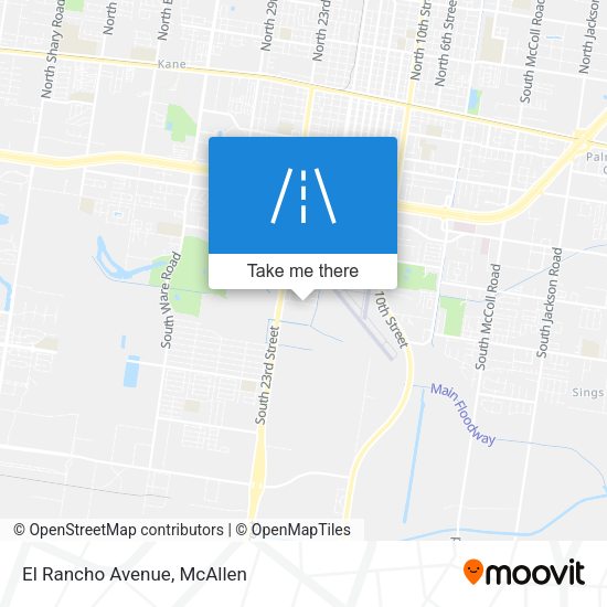 Mapa de El Rancho Avenue