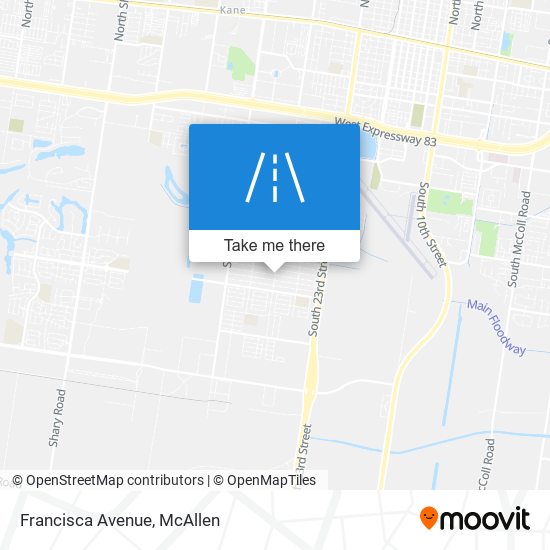 Francisca Avenue map