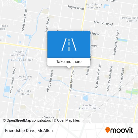 Mapa de Friendship Drive