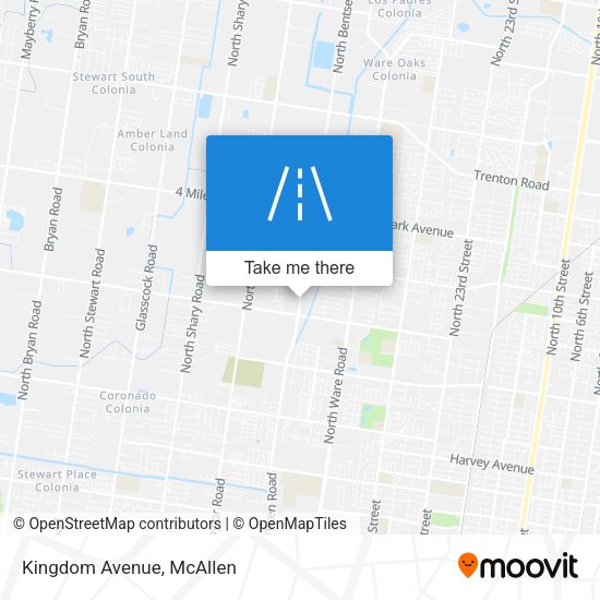 Kingdom Avenue map