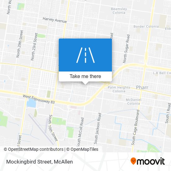 Mockingbird Street map