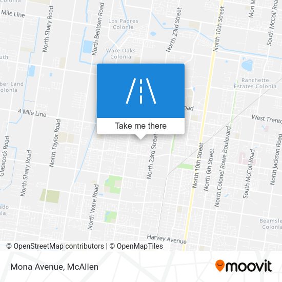 Mapa de Mona Avenue