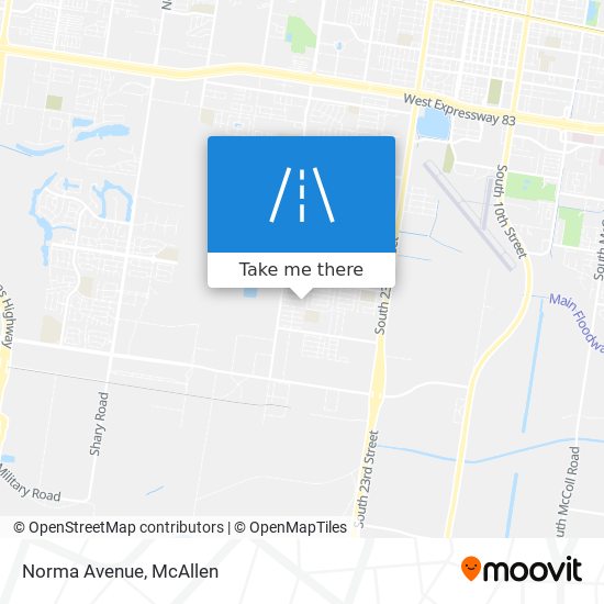 Norma Avenue map