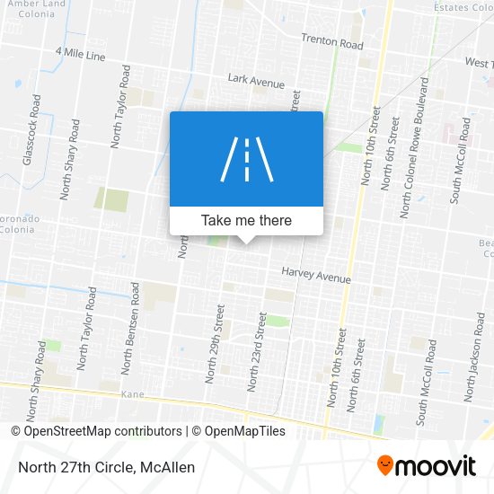 Mapa de North 27th Circle