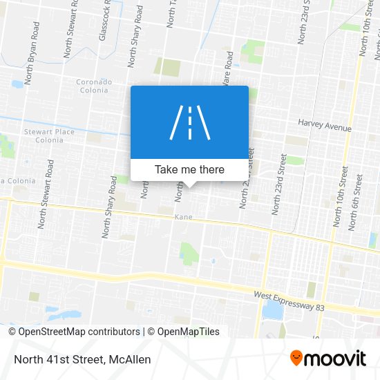 Mapa de North 41st Street