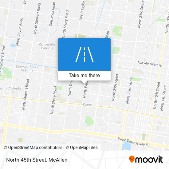 Mapa de North 45th Street