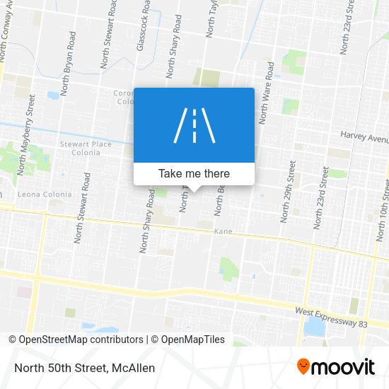 Mapa de North 50th Street