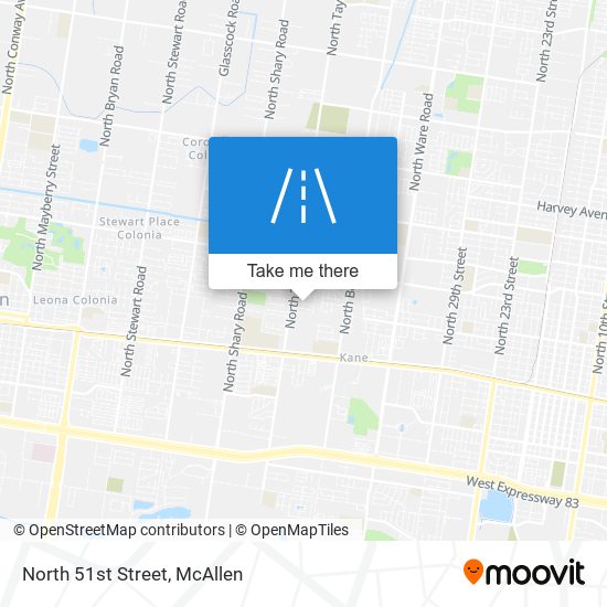 Mapa de North 51st Street