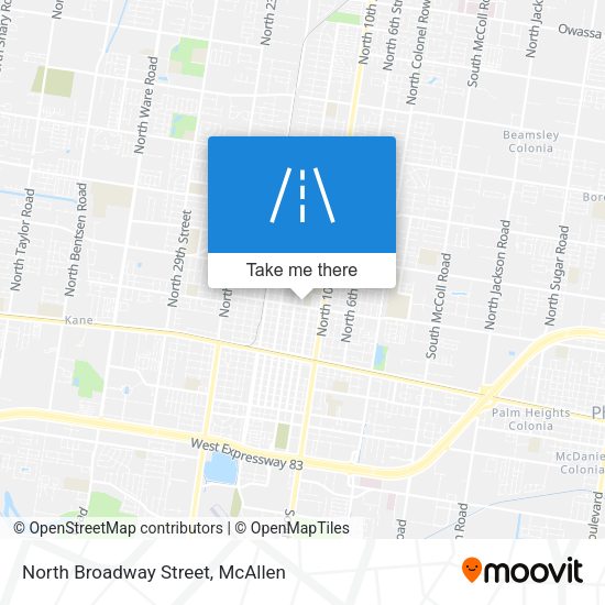 Mapa de North Broadway Street