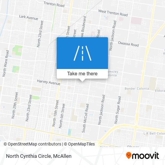 North Cynthia Circle map