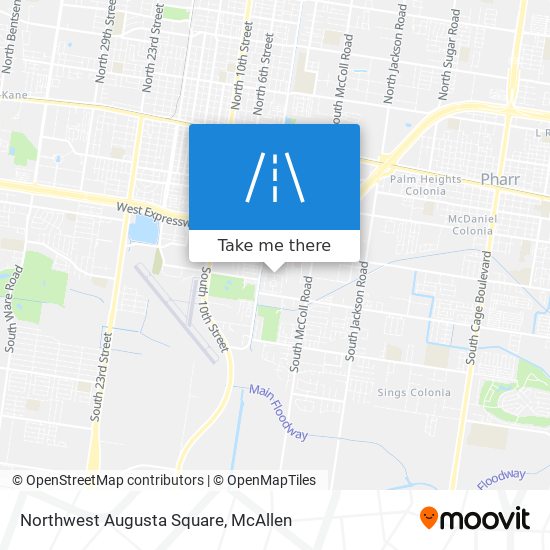 Northwest Augusta Square map