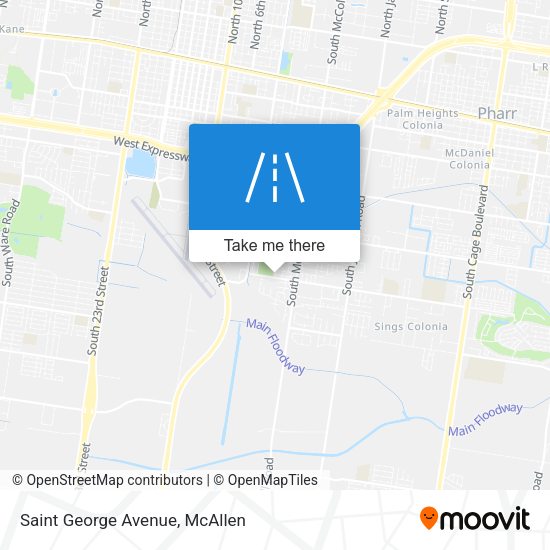 Mapa de Saint George Avenue