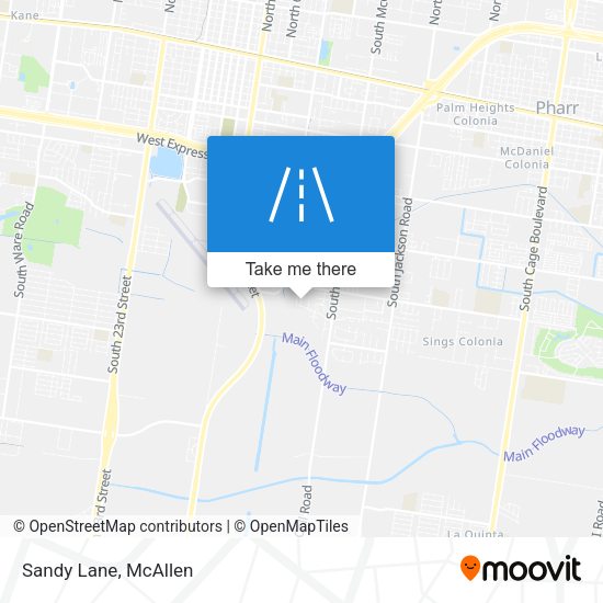 Mapa de Sandy Lane