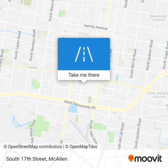 Mapa de South 17th Street