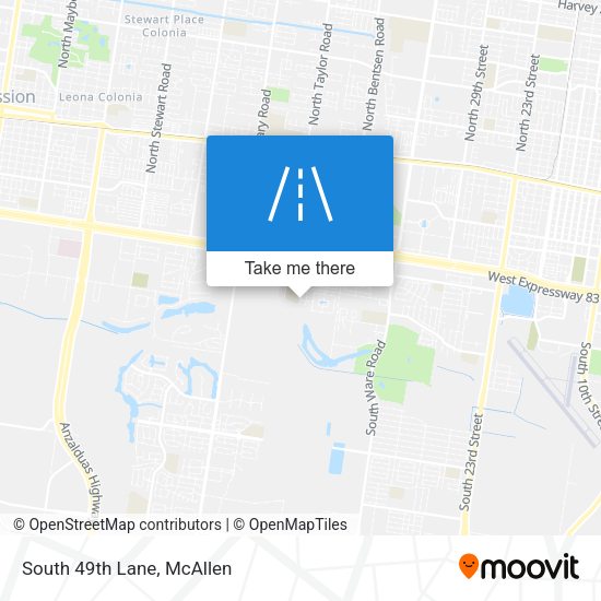 Mapa de South 49th Lane