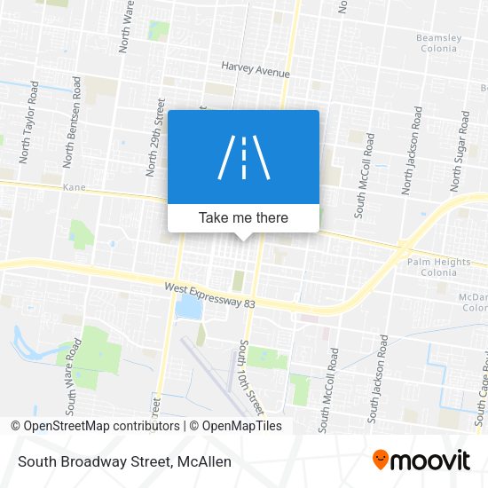 Mapa de South Broadway Street