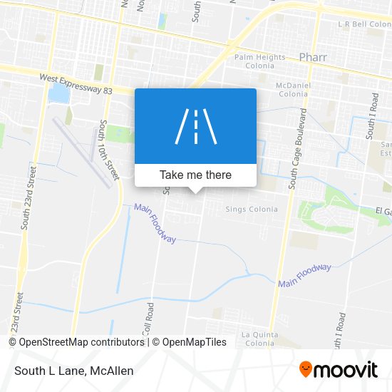 Mapa de South L Lane