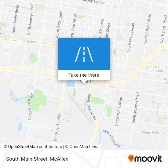 Mapa de South Main Street