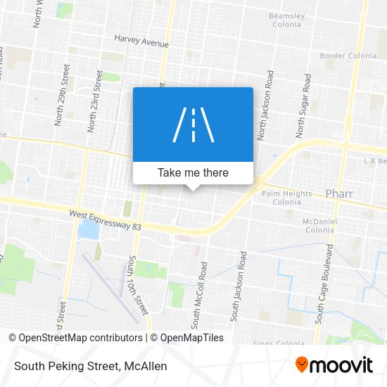 South Peking Street map