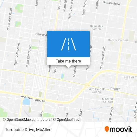 Turquoise Drive map