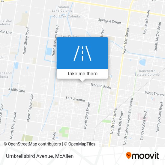 Mapa de Umbrellabird Avenue