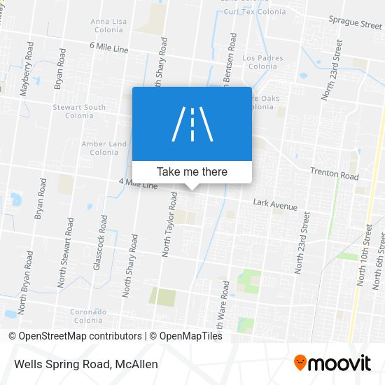 Mapa de Wells Spring Road