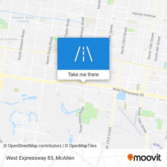 Mapa de West Expressway 83