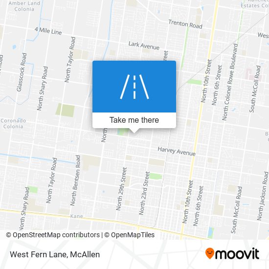 Mapa de West Fern Lane