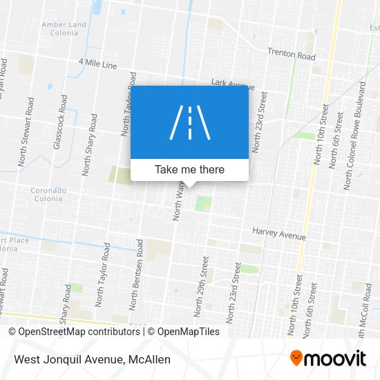 Mapa de West Jonquil Avenue