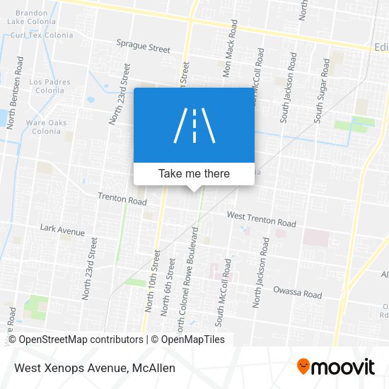 West Xenops Avenue map