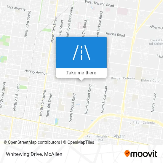 Whitewing Drive map