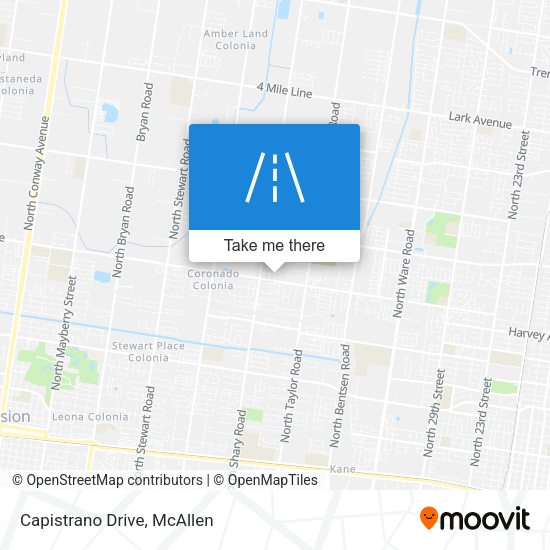 Mapa de Capistrano Drive
