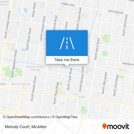 Mapa de Melody Court