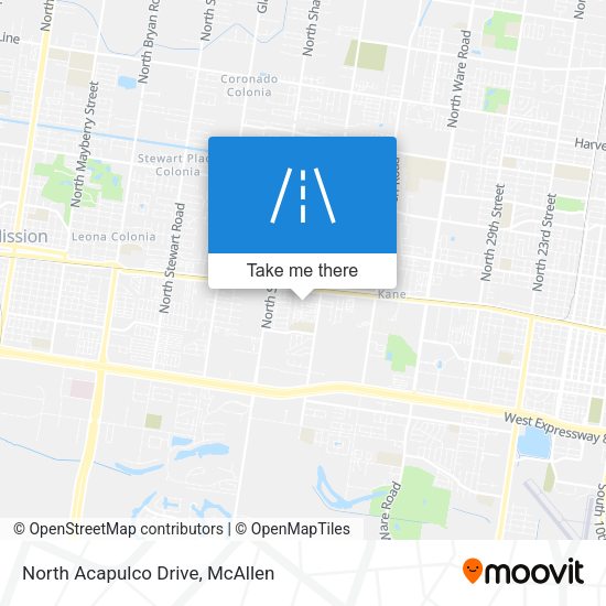 Mapa de North Acapulco Drive