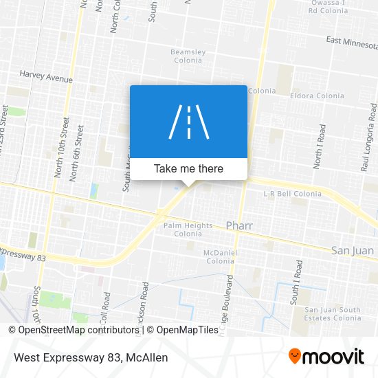 Mapa de West Expressway 83