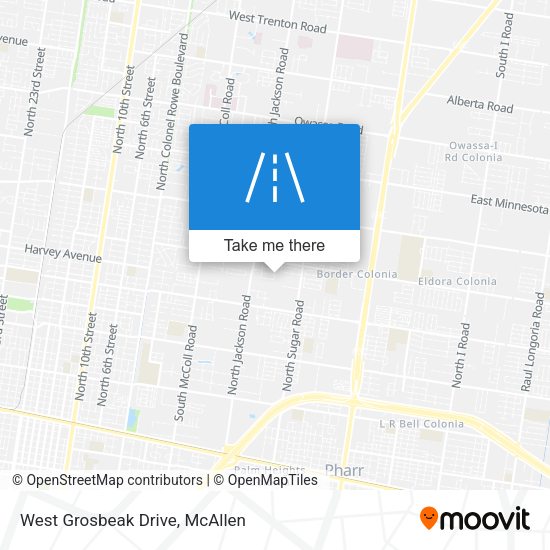 West Grosbeak Drive map