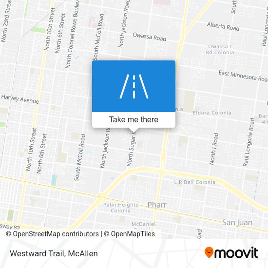 Mapa de Westward Trail