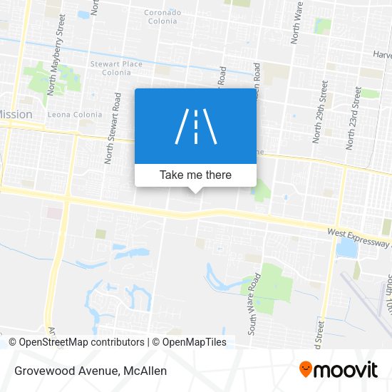 Mapa de Grovewood Avenue