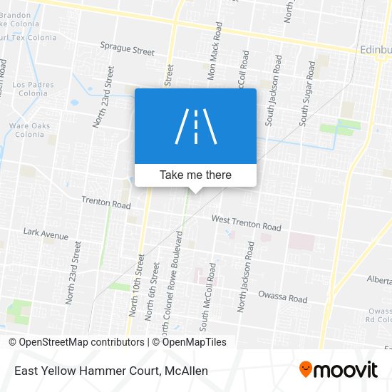 East Yellow Hammer Court map