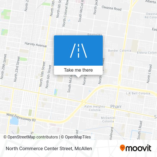 North Commerce Center Street map