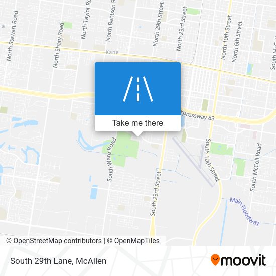 Mapa de South 29th Lane