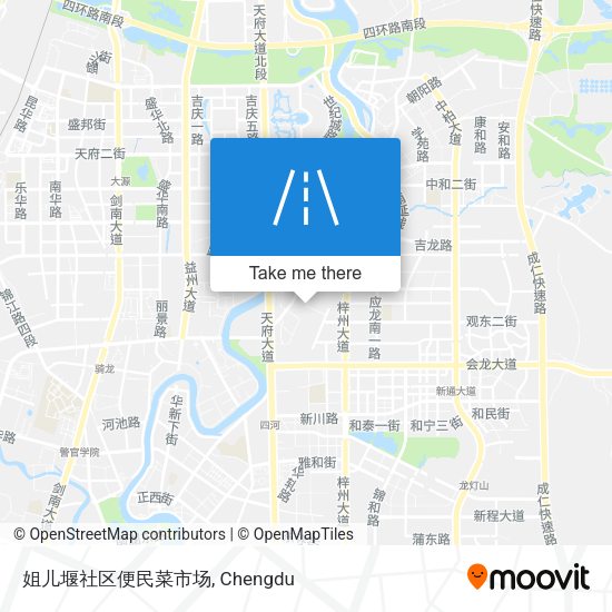 姐儿堰社区便民菜市场 map