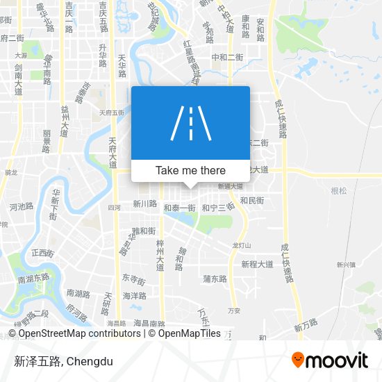 新泽五路 map