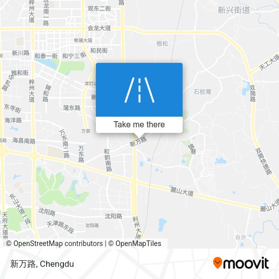 新万路 map