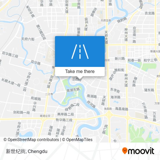新世纪街 map