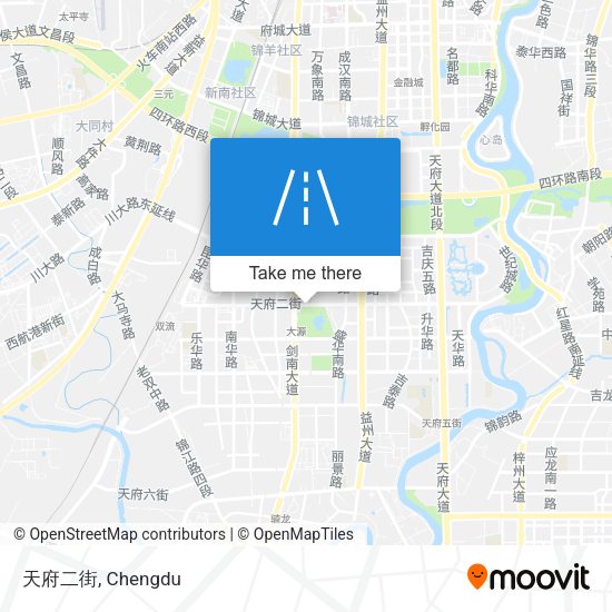 天府二街 map