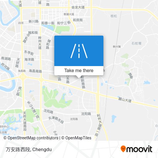 万安路西段 map