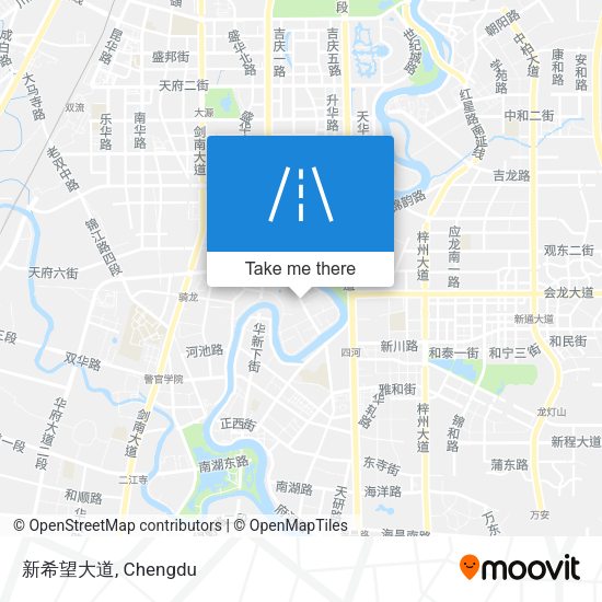 新希望大道 map
