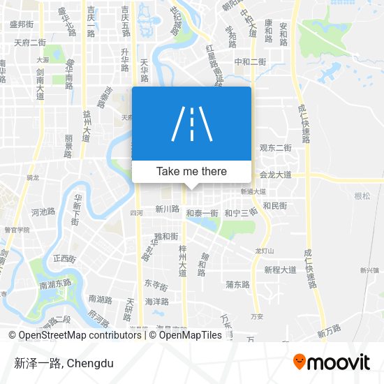 新泽一路 map